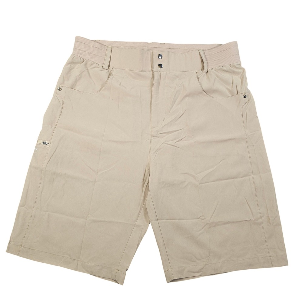 Gradual Men's XL Khaki Hiking Shorts 4‑Way Stretch Quick‑Dry Golf Outdoor New‎